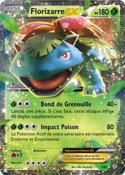 Carte Pokémon Florizarre EX 1/83 de la série Générations en vente au meilleur prix