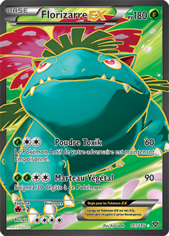 Carte Pokémon Pokémon Full Art Florizarre EX 141/146 de la série X&Y