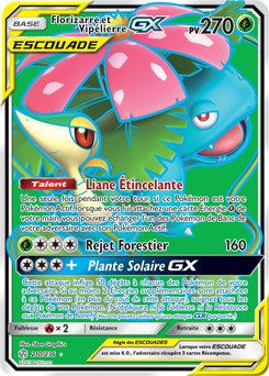 Carte Pokémon Florizarre Vipélierre GX 210/236 de la série Éclipse Cosmique en vente au meilleur prix