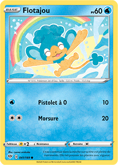 Carte Pokémon Flotajou 41/189 de la série Ténèbres Embrasées en vente au meilleur prix