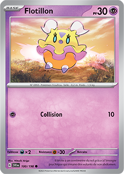 Carte Pokémon Flotillon 100/198 de la série Écarlate et Violet en vente au meilleur prix