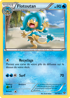 Carte Pokémon Rare Flotoutan 38/146 de la série X&Y