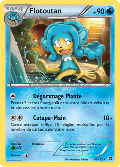 Carte Pokémon Rare Flotoutan 42/162 de la série Impulsion Turbo