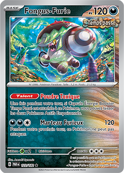 Carte Pokémon Rare Fongus-Furie 123/182 de la série Faille Paradoxe