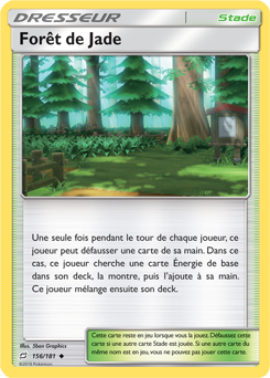 Carte Pokémon Forêt de Jade 156/181 de la série Duo de Choc en vente au meilleur prix