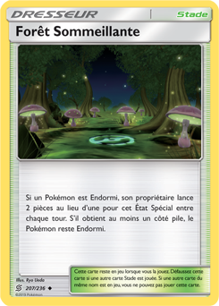 Carte Pokémon Forêt Sommeillante 207/236 de la série Harmonie des Esprits en vente au meilleur prix