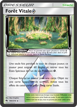 Carte Pokémon Prisme Étoile Forêt Vitale 180/214 de la série Tonnerre Perdu