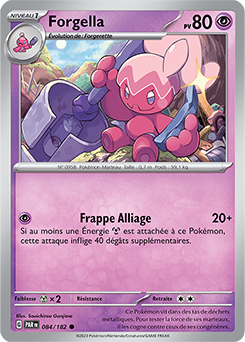 Carte Pokémon Forgella 84/182 de la série Faille Paradoxe en vente au meilleur prix