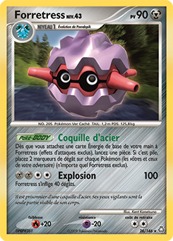 Carte Pokémon Forretress 28/146 de la série Eveil des Légendes en vente au meilleur prix