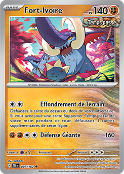 Carte Pokémon Fort-Ivoire 97/162 de la série Forces Temporelles en vente au meilleur prix