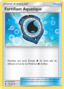 Carte Pokémon Peu commune Fortifiant Aquatique 119/145 de la série Gardiens Ascendants