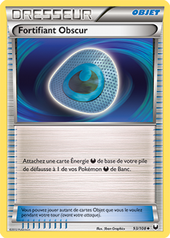 Carte Pokémon Peu commune Fortifiant Obscur 93/108 de la série Explorateurs Obscurs