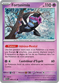 Carte Pokémon Fortusimia 99/217 de la série Héros Transcendants en vente au meilleur prix