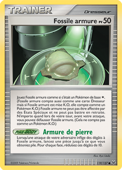 Carte Pokémon Fossile armure 119/127 de la série Platine en vente au meilleur prix