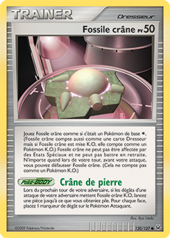 Carte Pokémon Fossile crâne 120/127 de la série Platine en vente au meilleur prix