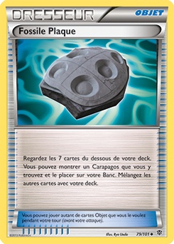 Carte Pokémon Fossile Plaque 79/101 de la série Explosion Plasma en vente au meilleur prix