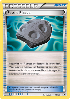 Carte Pokémon Peu commune Fossile Plaque 90/101 de la série Nobles Victoires