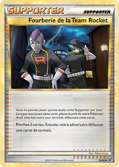 Carte Pokémon Peu commune Fourberie de la Team Rocket 78/90 de la série Indomptable