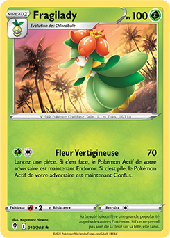 Carte Pokémon Fragilady 10/203 de la série Évolution Céleste en vente au meilleur prix