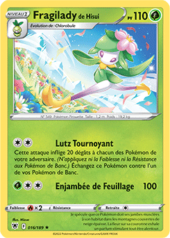 Carte Pokémon Fragilady de Hisui 016/189 de la série Astres Radieux en vente au meilleur prix