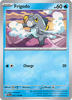 Carte Pokémon Frigodo 057/193 de la série Évolutions à Paldea en vente au meilleur prix