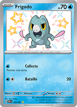 Carte Pokémon Frigodo 128/91 de la série Destinées de Paldea en vente au meilleur prix