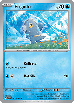Carte Pokémon Frigodo 17/91 de la série Destinées de Paldea en vente au meilleur prix