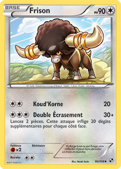 Carte Pokémon Frison 90/114 de la série Noir & Blanc en vente au meilleur prix