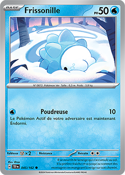 Carte Pokémon Frissonille 45/162 de la série Forces Temporelles en vente au meilleur prix