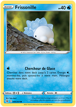 Carte Pokémon Communes Frissonille 84/264 de la série Poing de Fusion