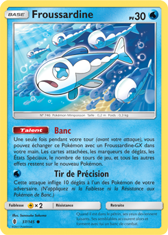 Carte Pokémon Froussardine 37/145 de la série Gardiens Ascendants en vente au meilleur prix