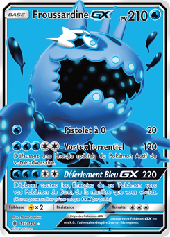 Carte Pokémon Froussardine GX 133/145 de la série Gardiens Ascendants en vente au meilleur prix