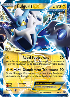 Carte Pokémon Fulguris EX BW81 de la série Promos Noir & Blanc en vente au meilleur prix