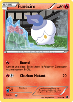 Carte Pokémon Funécire 14/116 de la série Glaciation Plasma en vente au meilleur prix