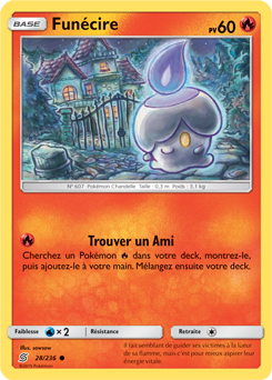 Carte Pokémon Commune Funécire 28/236 de la série Harmonie des Esprits