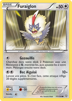 Carte Pokémon Commune Furaiglon 111/124 de la série Dragons Éxaltés