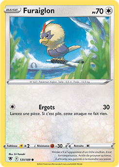 Carte Pokémon Furaiglon 131/189 de la série Astres Radieux en vente au meilleur prix