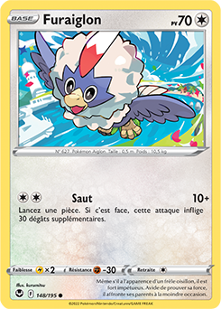 Carte Pokémon Furaiglon 148/195 de la série Tempête Argentée en vente au meilleur prix