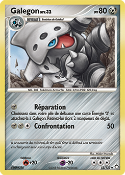 Carte Pokémon Galegon 53/123 de la série Trésors Mystérieux en vente au meilleur prix