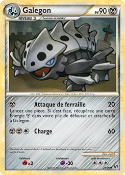Carte Pokémon Peu commune Galegon 29/90 de la série Indomptable