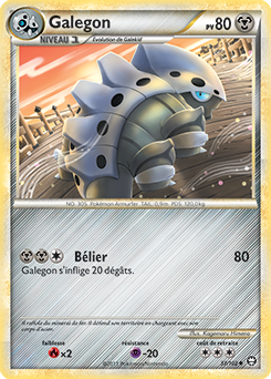 Carte Pokémon Peu commune Galegon 37/102 de la série Triomphe