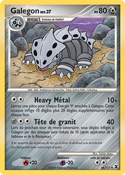 Carte Pokémon Galegon 44/111 de la série Rivaux Émergents en vente au meilleur prix