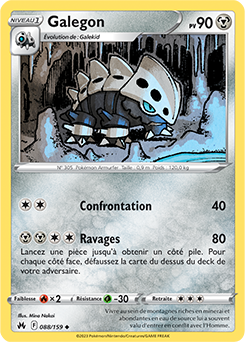 Carte Pokémon Galegon 088/159 de la série Zénith Suprême en vente au meilleur prix