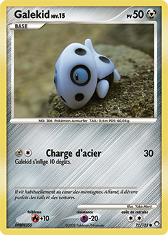 Carte Pokémon Galekid 71/123 de la série Trésors Mystérieux en vente au meilleur prix