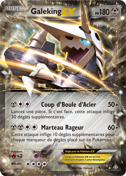 Carte Pokémon Pokémon EX Galeking EX 93/160 de la série Primo Choc