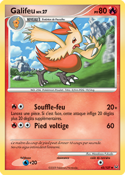 Carte Pokémon Galifeu 45/127 de la série Platine en vente au meilleur prix