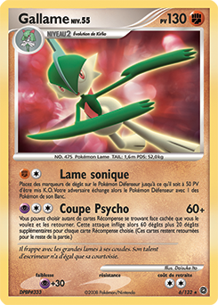 Carte Pokémon Holographique Rare Gallame 6/132 de la série Merveilles Secrètes