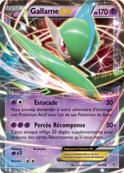 Carte Pokémon Gallame EX 34/108 de la série Ciel Rugissant en vente au meilleur prix