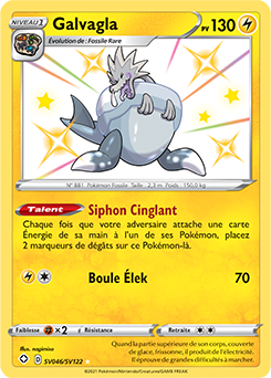 Carte Pokémon Pokémon Chromatique Galvagla SV046/SV122 de la série Destinées Radieuses