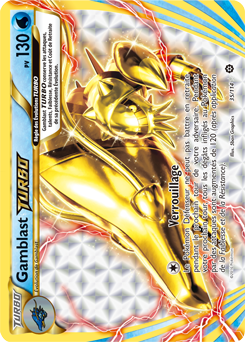 Carte Pokémon Gamblast TURBO 35/114 de la série Offensive Vapeur en vente au meilleur prix